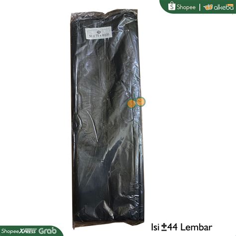 Jual Kantong Plastik Sampah Hitam Tulip 50 X 75 Trashbag Shopee Indonesia