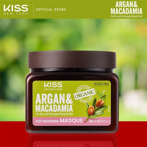 Kiss Colors Care Argan Macadamia Deep Conditioning Masque Shopee