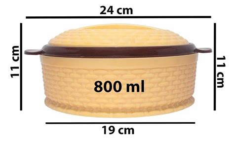 Plastic Insulated Hot Pot Casserole Capacity 2500 ML At Rs 230 Piece In New Delhi