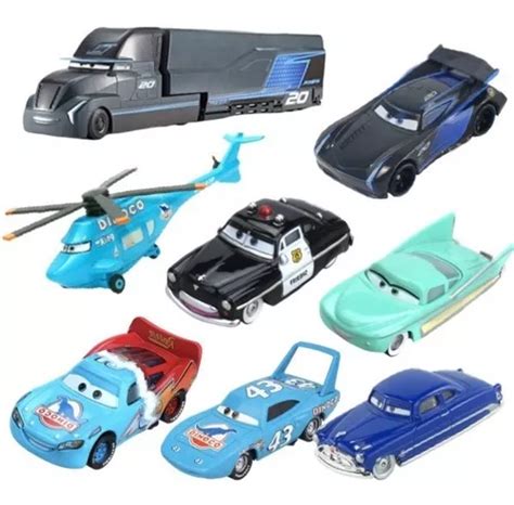 Kit Caminhão 8 Carros Disney Mattel Miniatura Mcqueen 1 55 Frete grátis