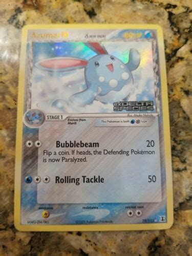 Mavin Pokemon Azumarill 19 113 Delta Species EX Delta Species