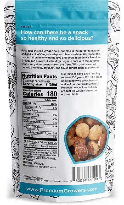 Hazelnuts Nutrition Facts Besto Blog