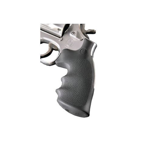 Hogue Handgun Monogrip Round Butt S W K L Frame Black Rubber 19000