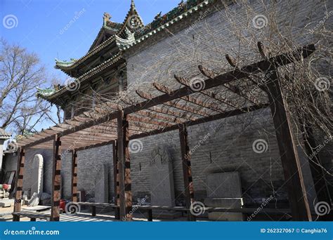 Sanyuan Town God Temple Xianyang City Shaanxi Province Is A Famous