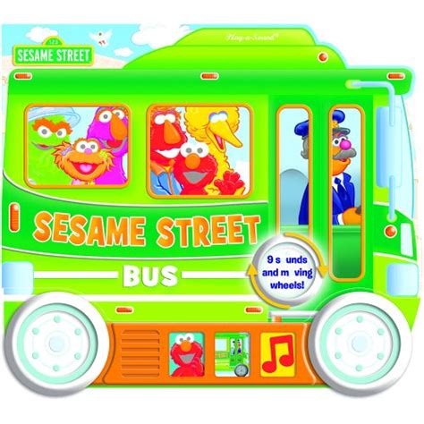 Sesame Street Sesame Street Bus Shaped Vehicle Play A Sound Book