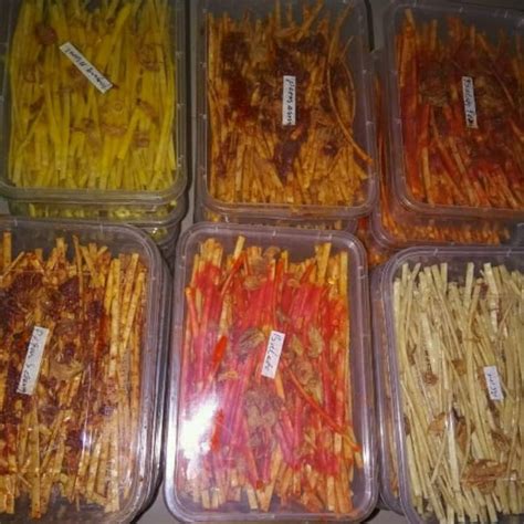 Mie Lidi Bumbu Basah Mie Lidi Gepeng Box Ml Makanan Minuman