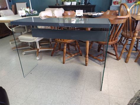 Glass Display Table Or Desk | Roth & Brader Furniture