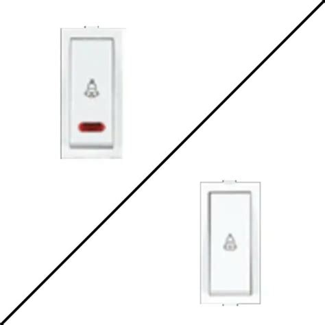 Buy Anchor Roma Classic 10A 1 Way Modular Bell Push Switch 1M White