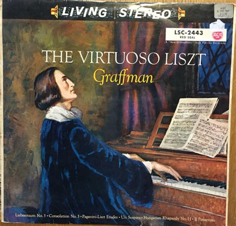 Franz Liszt Gary Graffman The Virtuoso Liszt Vinyl Discogs