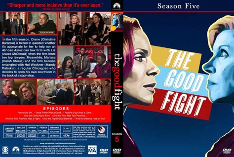 The Good Fight Season 5 R1 Custom DVD Cover Labels DVDcover