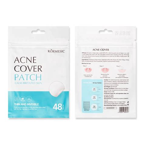 Kormesic Oem Acne Spot Treatment Pimple Patch Bag Custom Private Label Korean Face Hydrocolloid