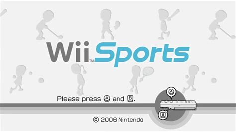 Wii Sports Title Screen 1 00 YouTube