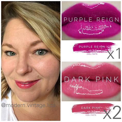 Purple Reign And Dark Pink Lipsense