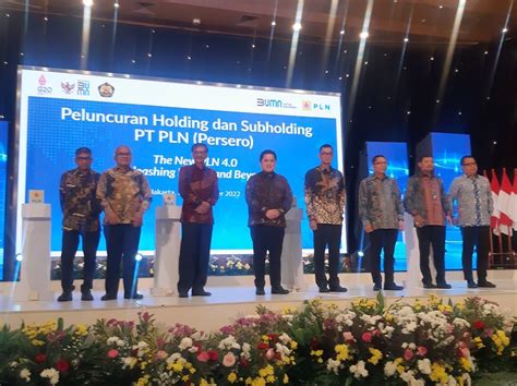 Holding Dan Subholding Pln Resmi Dibentuk