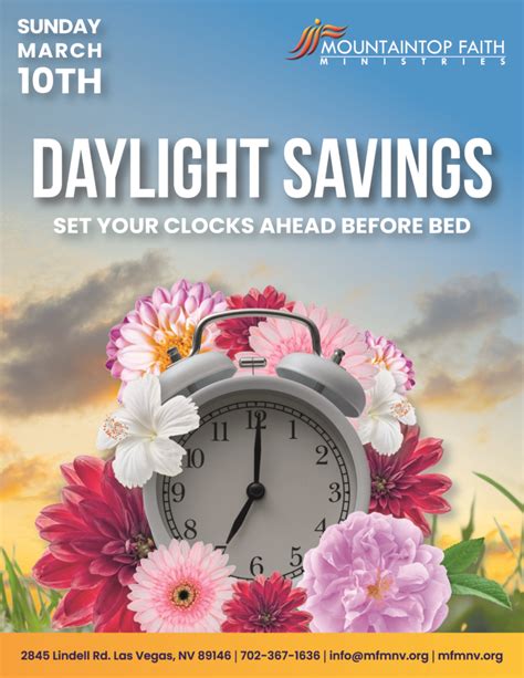 Daylight Savings Mountaintop Faith Ministries