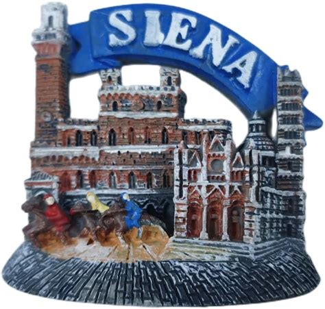 Amazon 3D Siena Italy Fridge Magnet Souvenir Gift Resin Handmade