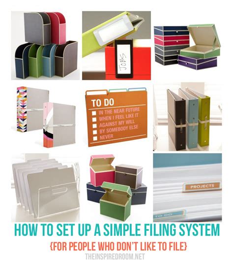 How to Set Up A Paper Filing System {For People Who Don't Like to File ...