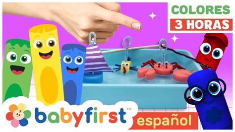 Colores En Español Para Niños La Pandilla De Colores 3 Horas