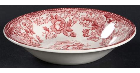 Tonquin Red Pink Fruit Dessert Sauce Bowl By Royal Staffordshire