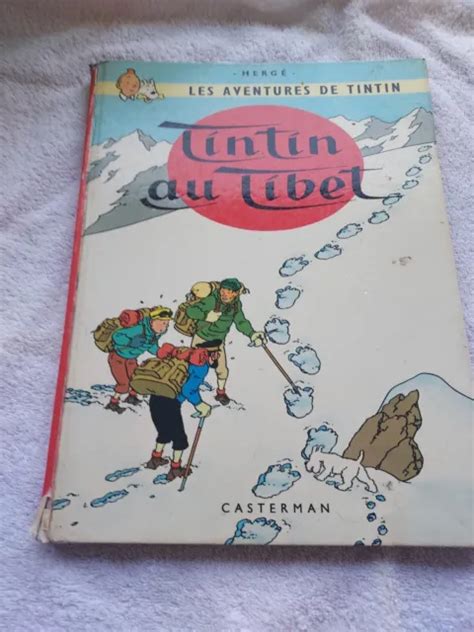 ALBUM BD ANCIEN Tintin Au Tibet Casterman Herge Les Aventures EUR 7 00