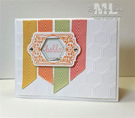 Hexagon Punch Shaker Card Tutorial With The Chalk Talk Framelits And