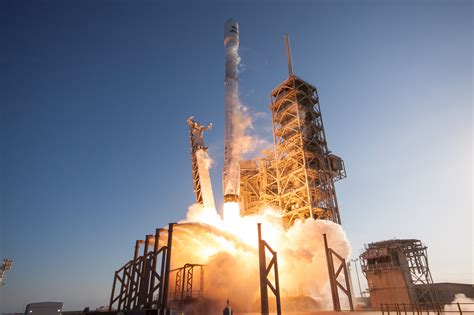 In Photos Spacex Launches Lands St Reused Falcon Rocket Space