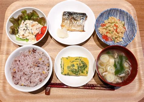 バランスのよい焼きさば食事献立 管理栄養士・調理師 とものうようこトモ 栄養バランスのとれた献立のつくり方