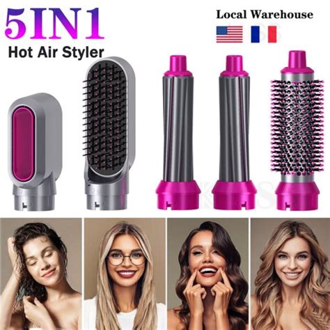 Escova Alisadora E Secadora 5 Em 1 Hot Air Styler Lemon Shopp