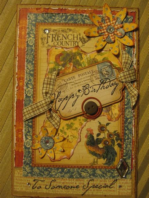 Graphic 45 French Country Graphic 45 Scrapbooking Layouts Vintage Vintage Scrapbook