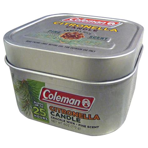 Coleman Pine Scent Citronella Tin Candle By Coleman At Fleet Farm