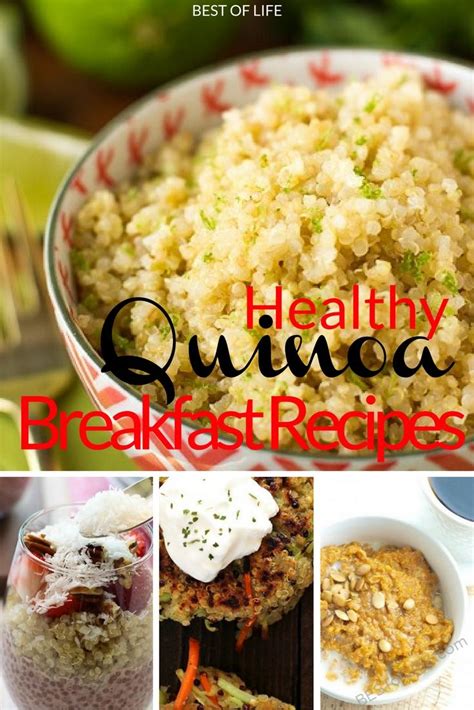 Best Quinoa Breakfast Recipes | Healthy and Easy Quinoa Dishes - Best ...