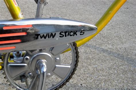 New Black Twin Stick 5 Decal Sticker For Huffy Rail Muscle Bike Ebay