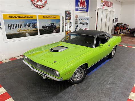 1970 Plymouth Cuda Rare Sub Lime Green V Code 440 3x2 4 Speed