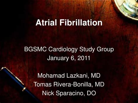 Ppt Atrial Fibrillation Powerpoint Presentation Free Download Id