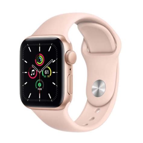 Apple Watch SE 40mm (MYDN2, Gold Aluminium Pink Sand Sport Band) - Tech ...