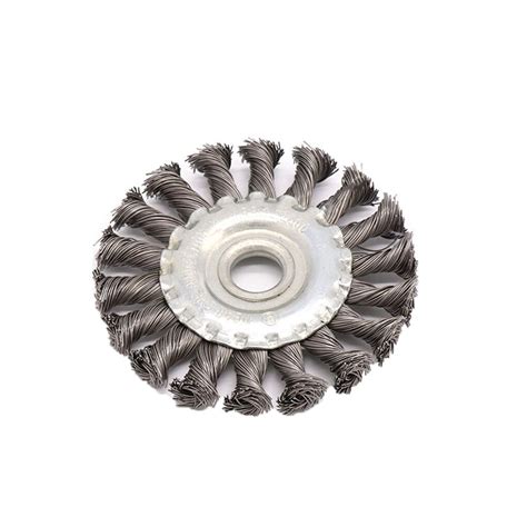 100mm M14 Twist Knot Steel Wire Wheel Brush Rust Removal Wire Wheel Cup Brush Disc For Angle