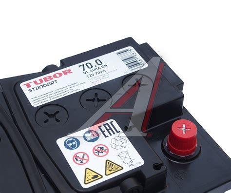 Аккумулятор TUBOR Standart 70А/ч обратная полярность - 6СТ70(0 ...