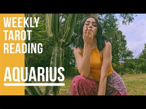 Aquarius Weekly Tarot Reading April May Youtube