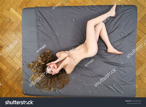 Overhead View Naked Woman Lying On Stock Photo Shutterstock