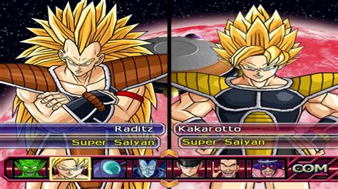 Dragon Ball Z Budokai Tenkaichi 3 Raditz SSJ VS Kakarotto SSJ Red