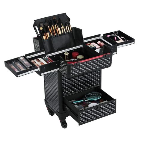 Yaheetech Valigia Trolley Make Up Da Trucco Professionale Beauty Case