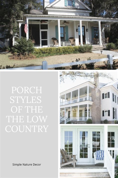 Charming Porches Of The Low Country