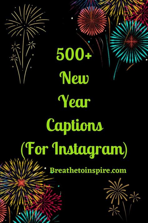 500+ New Year Captions (2024 Edition) For Instagram & Year End Photo ...