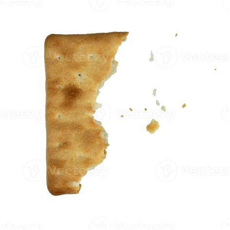 Sweet Crackers Bit Isolated With Crumbs 39630418 Png