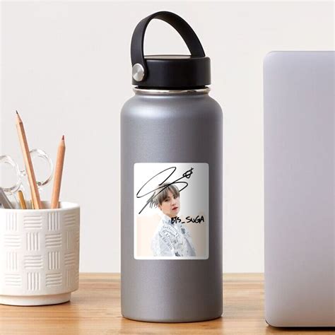 "SUGA- Autograph " Sticker by Kai-King88 | Redbubble