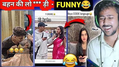 हसते हसते लोट पोट हो जाओगे🤪 Funny Reaction Video 😂 Part 43