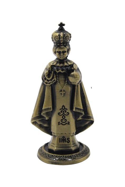 Santo Nino De Praga Bronze Finish 9cm S2 39655 Brnz St Pauls