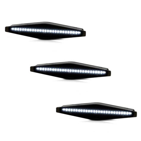 White Led Front Grille Lights For Toyota Runner Smoked