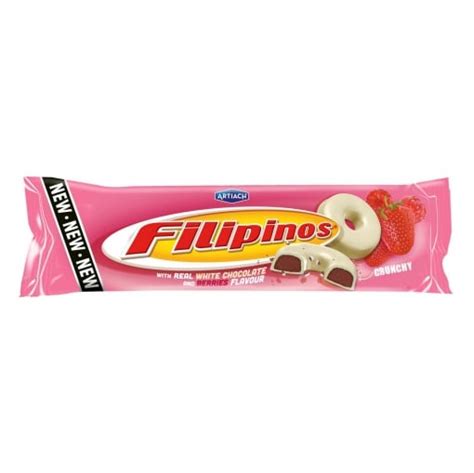 Galletas Ba Adas Con Chocolate Blanco Sabor Frutos Rojos Filipinos