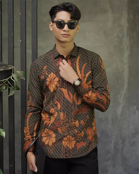 Jual Mensbatik Mensbatik Cakti Sawunggaling Kemeja Batik Slimfit Pria